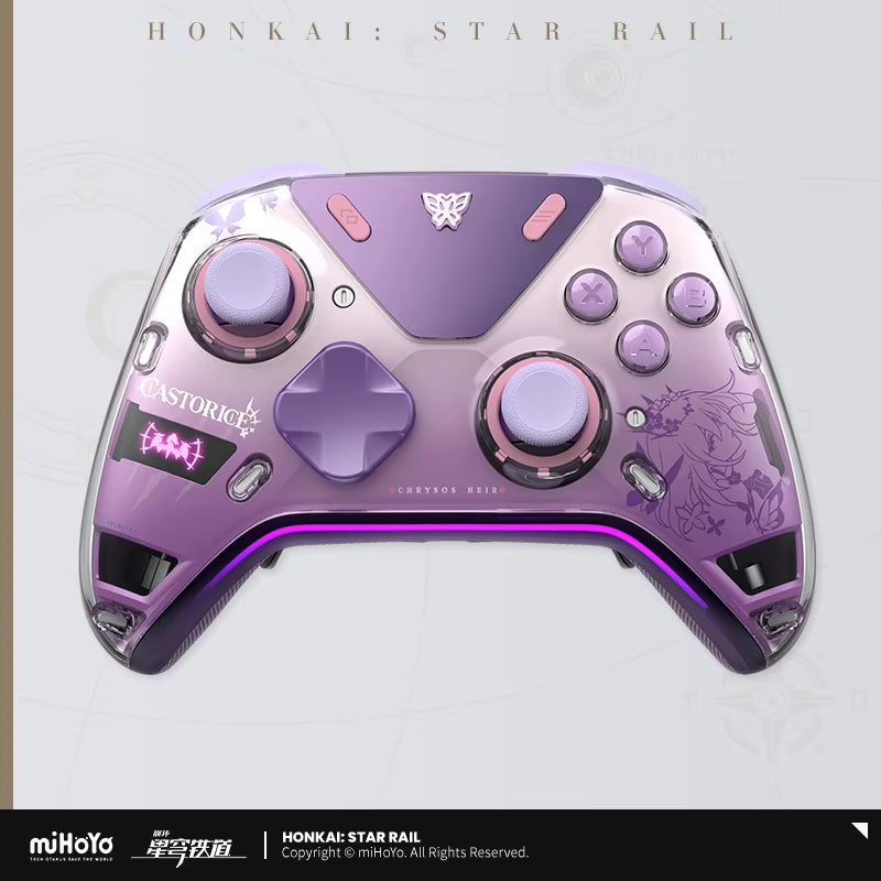 Original Mihoyo Honkai Star Rail Castorice APEX5 Wireless Bluetooth Gamepads Force Feedback Elite Gaming Controllers Custom