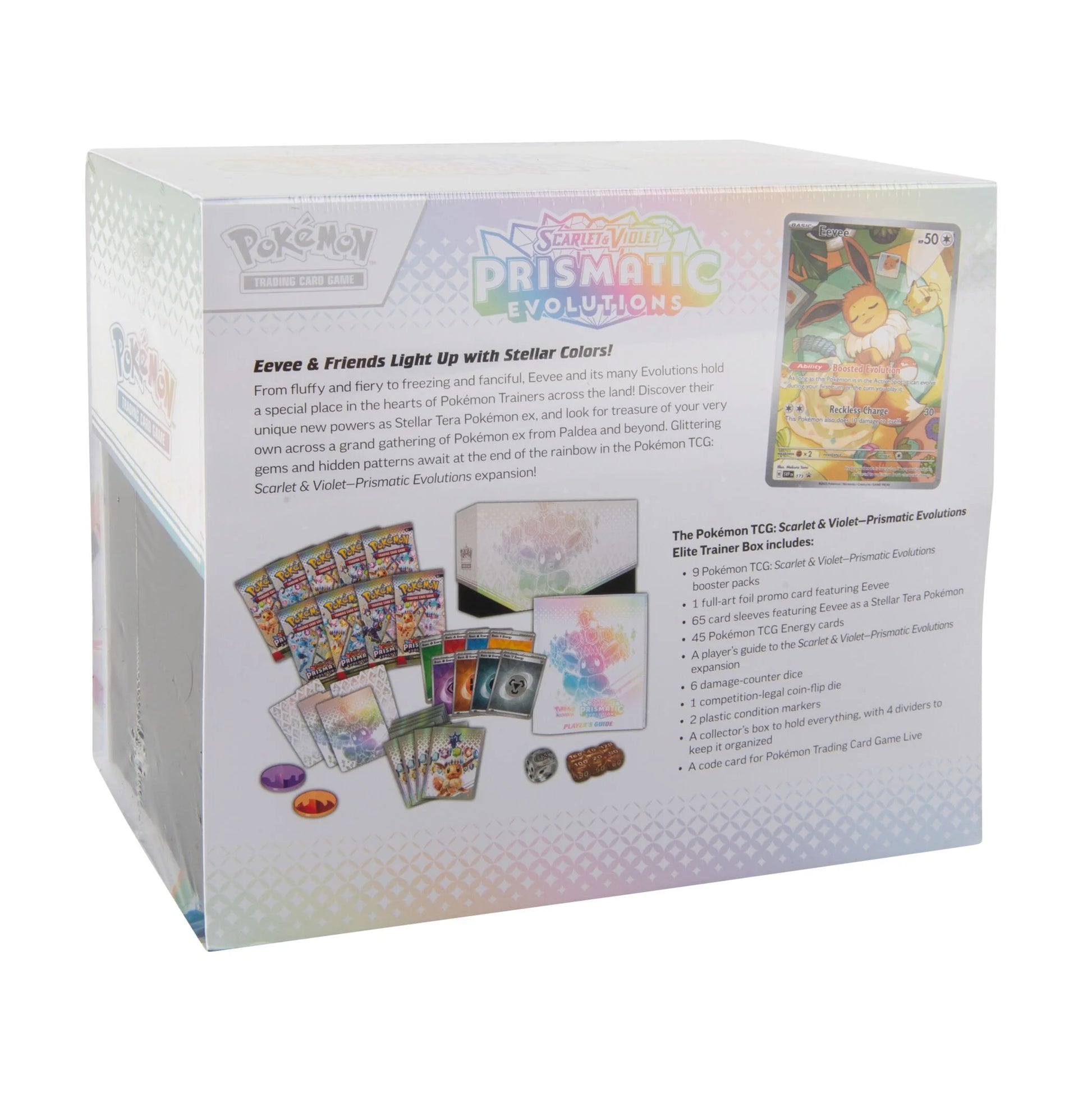 Scarlet & Violet - Prismatic Evolutions Elite Trainer Box