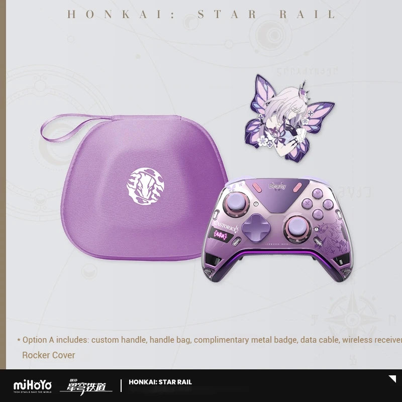 Original Mihoyo Honkai Star Rail Castorice APEX5 Wireless Bluetooth Gamepads Force Feedback Elite Gaming Controllers Custom