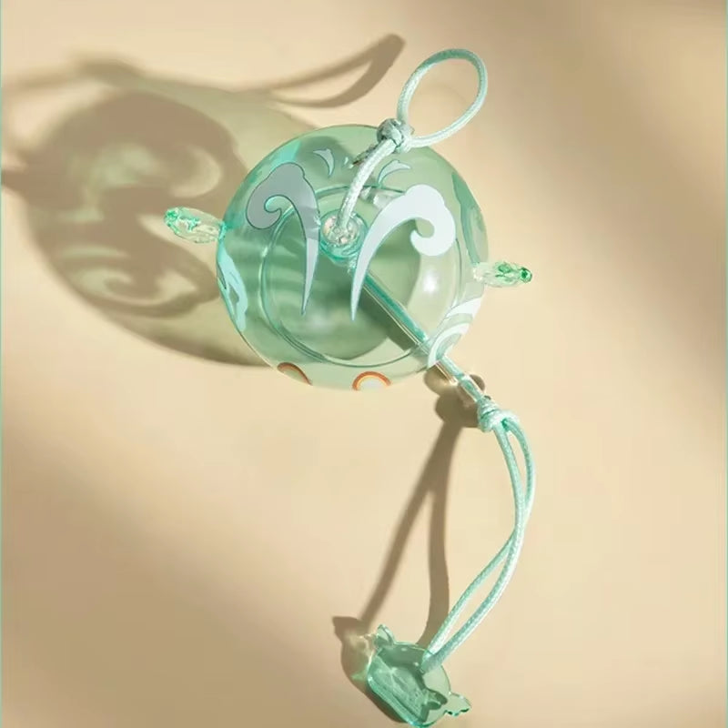 Genshin Slime Wind Chimes Anime Hanging Windy Bells Pendants Genshin Impact Slime Japanese Chimes Glass Cartoon House Decoration