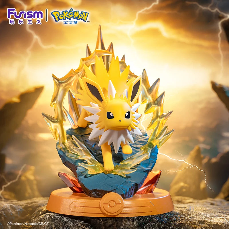 Collectible Anime Pokémon Adventure: Exclusive Eevee Family Suit Blind Box Action Figures - Flareon, Espeon, Sylveon Model Toy Gift