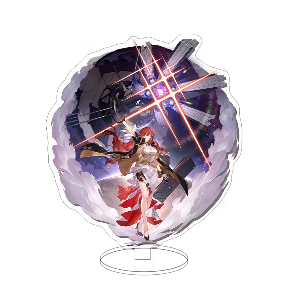 New Game Honkai: Star Rail Figure March 7Th Acrylic Stand Model Plate Cosplay Fans Gifts Anime Keychain
