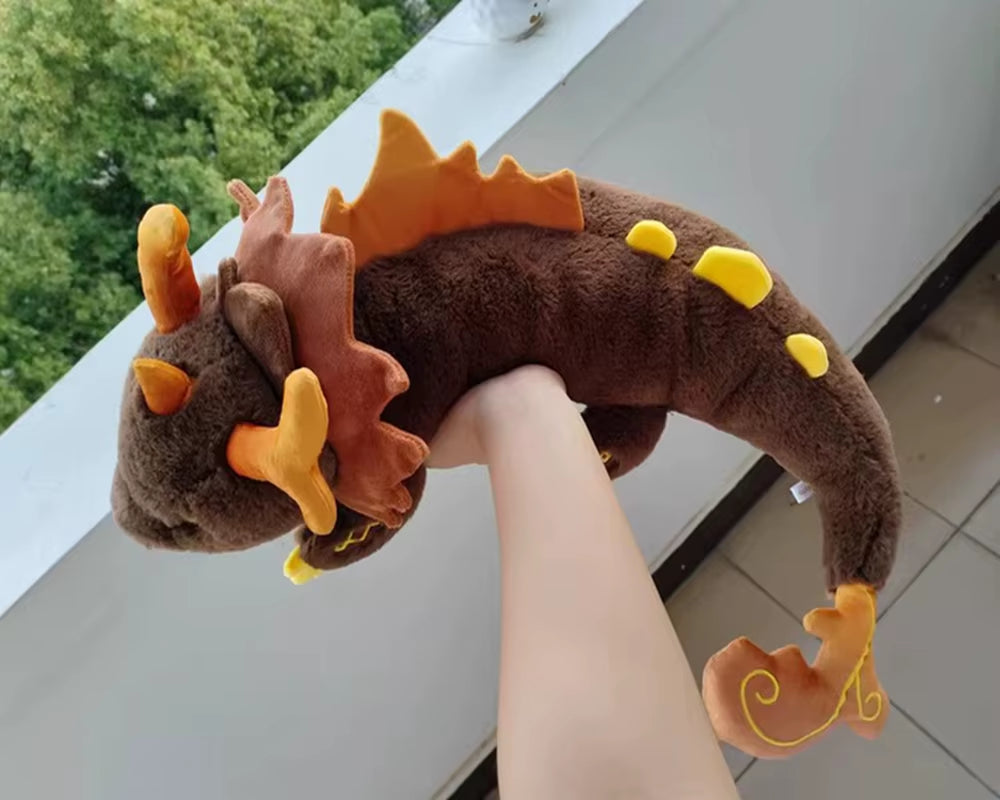 Gems of Comfort: Genshin Impact Morax Dragon Plush Pillow - Perfect for Cosplay and Cozy Adventures!