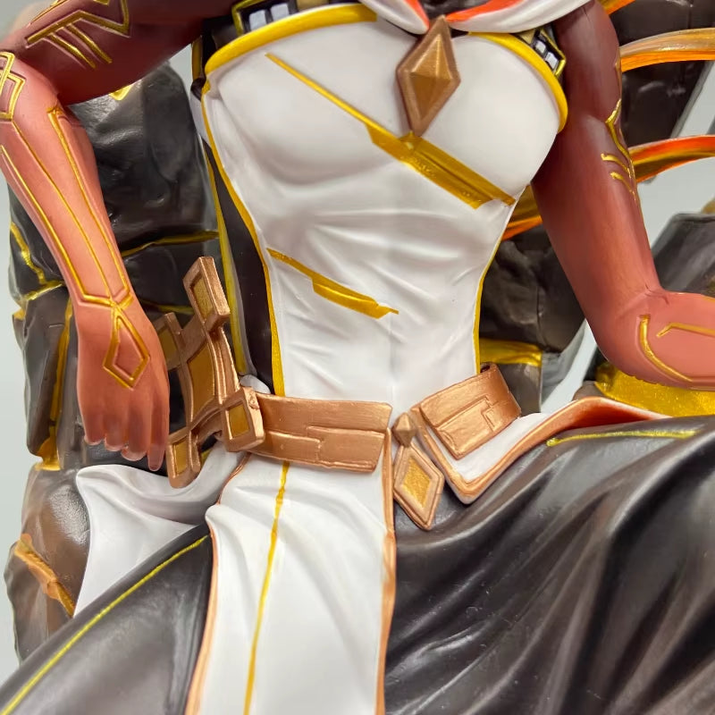 Genshin Impact Figure Zhongli 26Cm PVC Model Collection Simulation Statue Game Action Figurine Doll Holiday Gift for Children