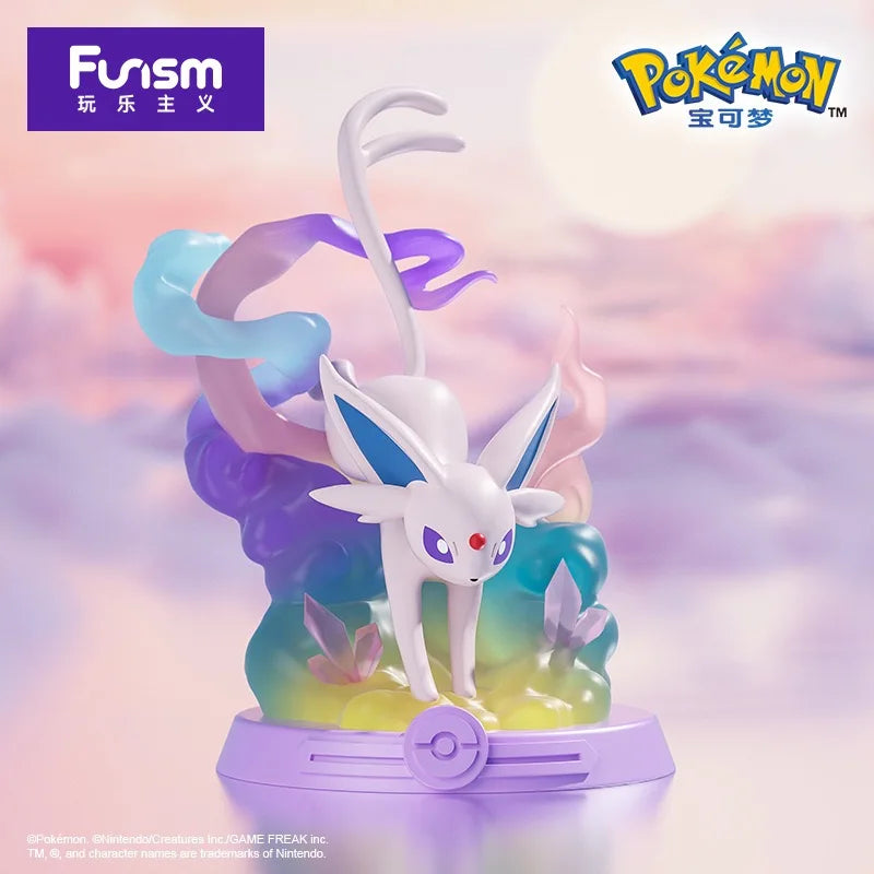 Collectible Anime Pokémon Adventure: Exclusive Eevee Family Suit Blind Box Action Figures - Flareon, Espeon, Sylveon Model Toy Gift