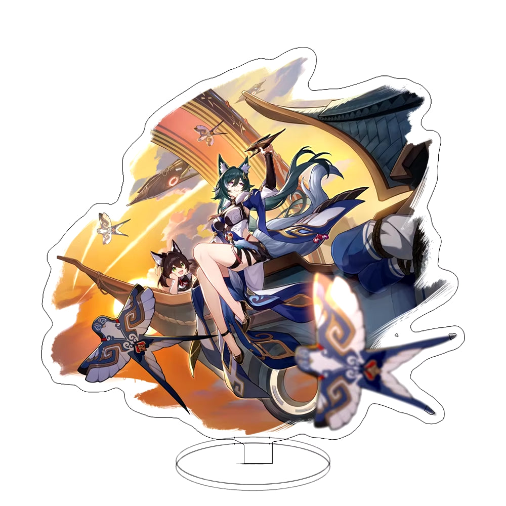 New Game Honkai: Star Rail Figure March 7Th Acrylic Stand Model Plate Cosplay Fans Gifts Anime Keychain