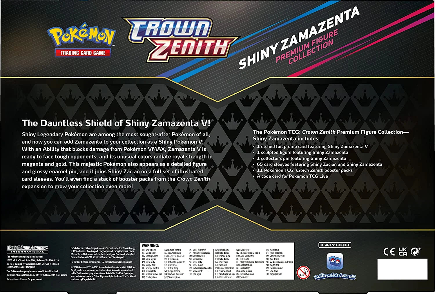 Crown Zenith Shiny Zamazenta Premium Figure Collection