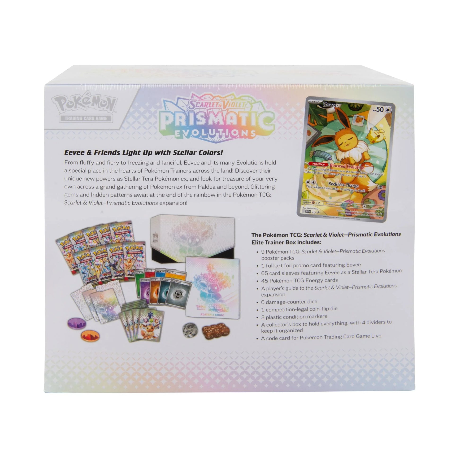 Scarlet & Violet - Prismatic Evolutions Elite Trainer Box