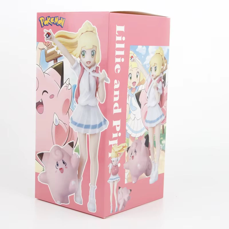 Lillie & Clefairy Anime Action Figure - 19CM Collectible Toy