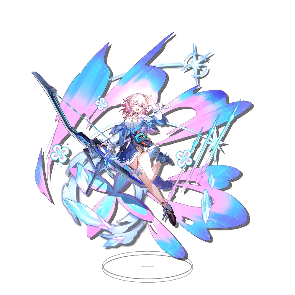 New Game Honkai: Star Rail Figure March 7Th Acrylic Stand Model Plate Cosplay Fans Gifts Anime Keychain