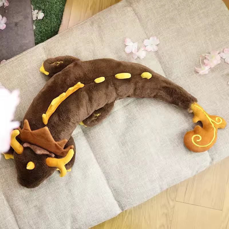 Gems of Comfort: Genshin Impact Morax Dragon Plush Pillow - Perfect for Cosplay and Cozy Adventures!