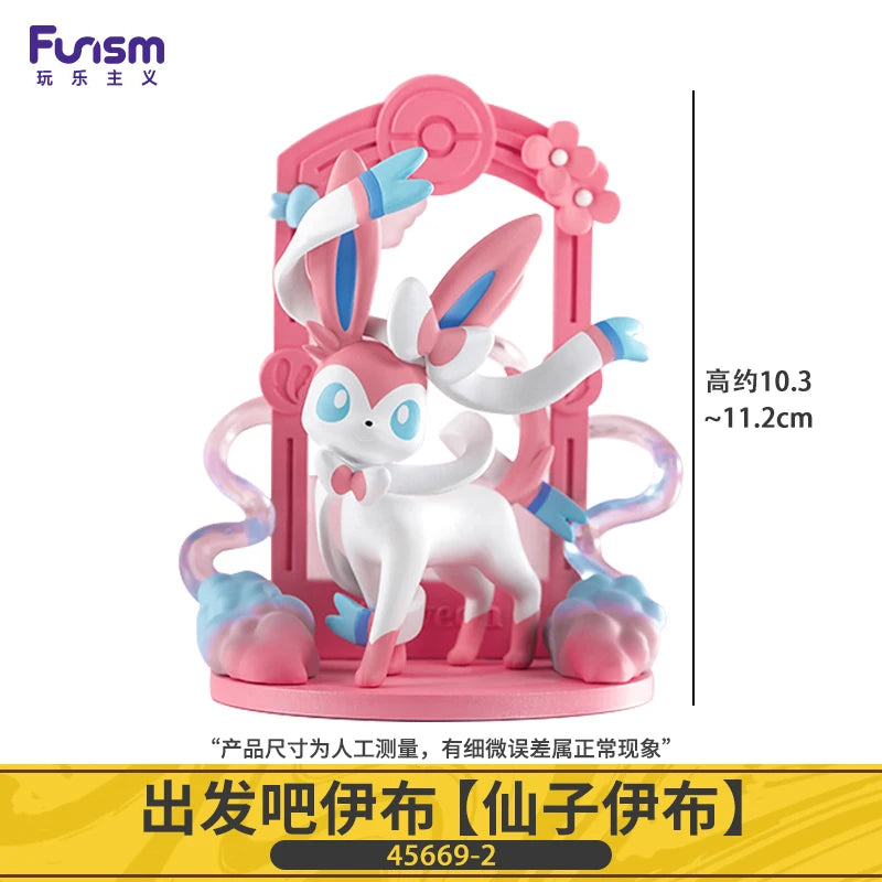Collectible 9-Piece Eeveelution Pokémon Figure Set - Espeon, Sylveon, Glaceon, Leafeon, Vaporeon, Umbreon, Flareon Pocket Monster Toys!