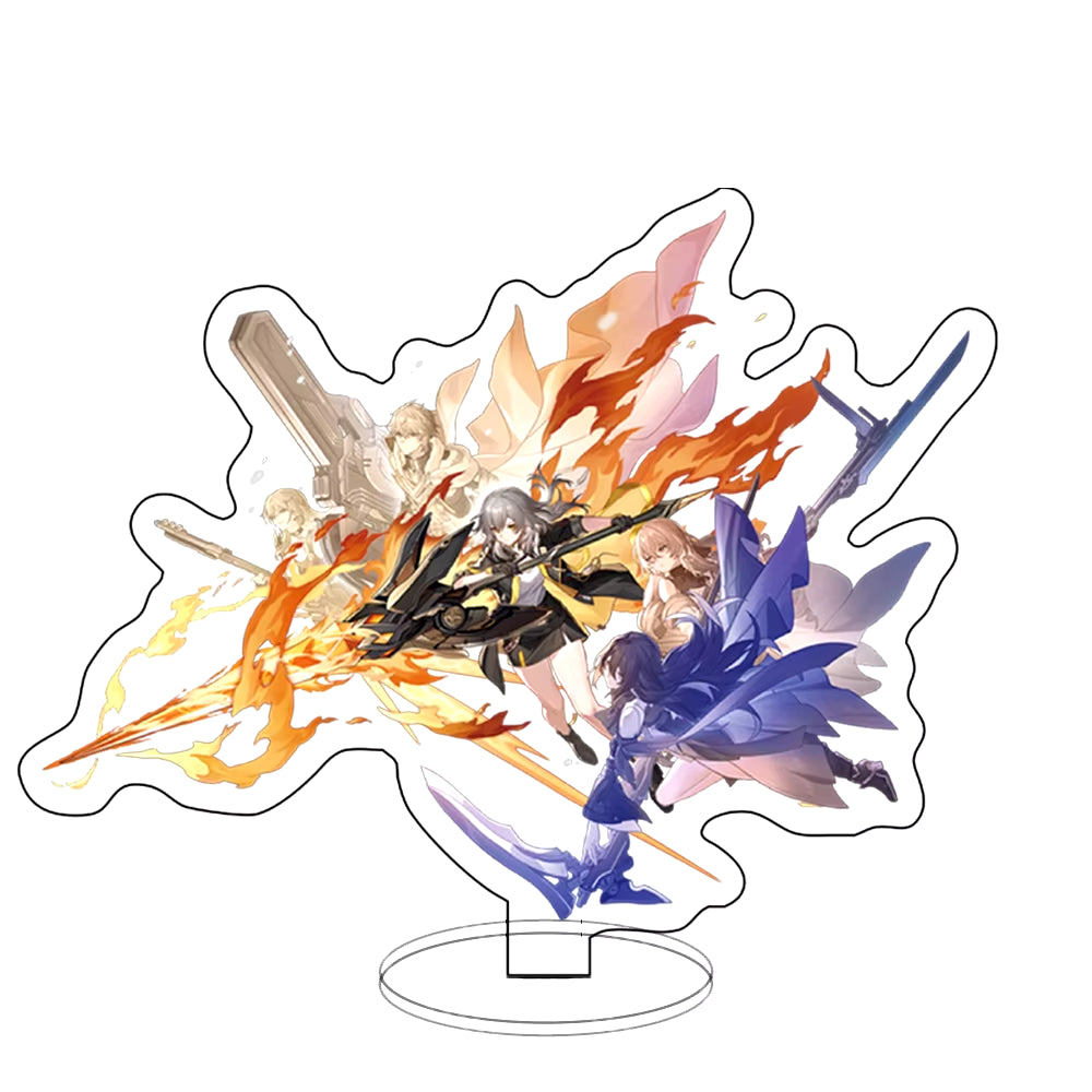 New Game Honkai: Star Rail Figure March 7Th Acrylic Stand Model Plate Cosplay Fans Gifts Anime Keychain