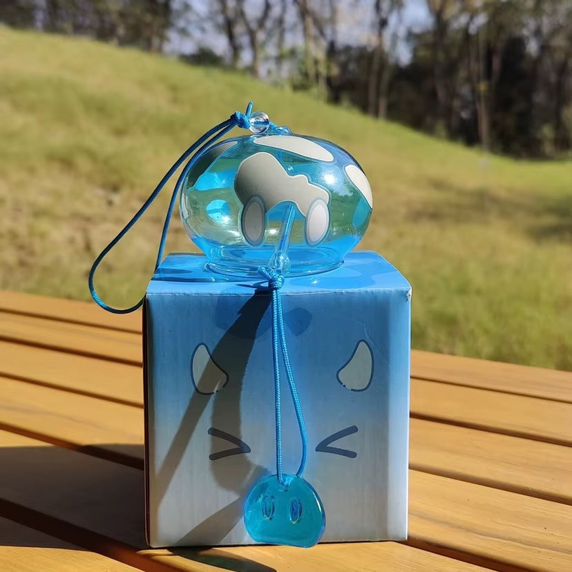 Genshin Slime Wind Chimes Anime Hanging Windy Bells Pendants Genshin Impact Slime Japanese Chimes Glass Cartoon House Decoration