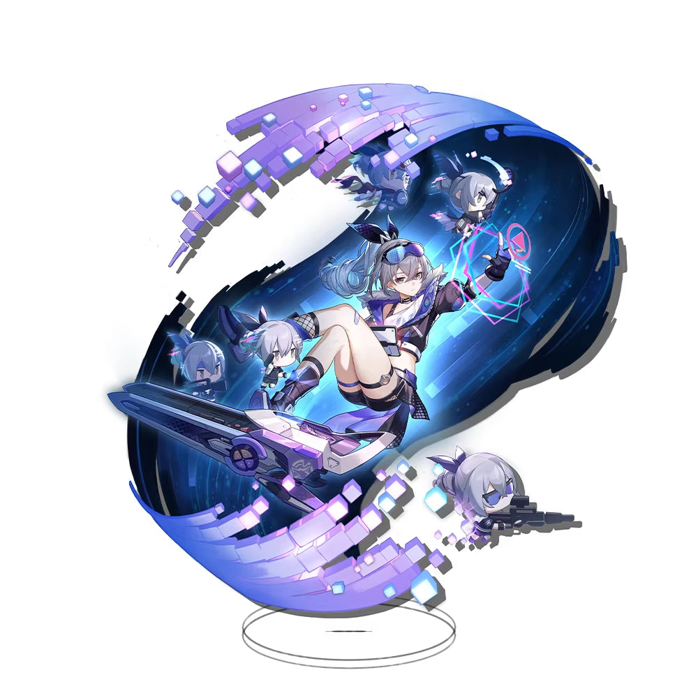 New Game Honkai: Star Rail Figure March 7Th Acrylic Stand Model Plate Cosplay Fans Gifts Anime Keychain