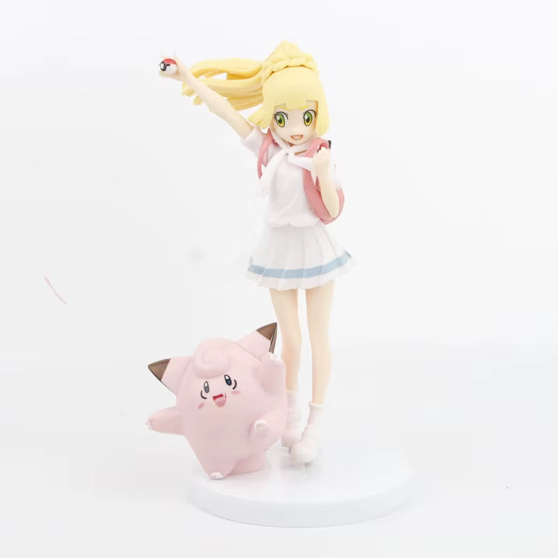 Lillie & Clefairy Anime Action Figure - 19CM Collectible Toy