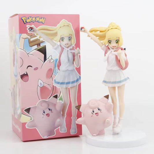 Lillie & Clefairy Anime Action Figure - 19CM Collectible Toy