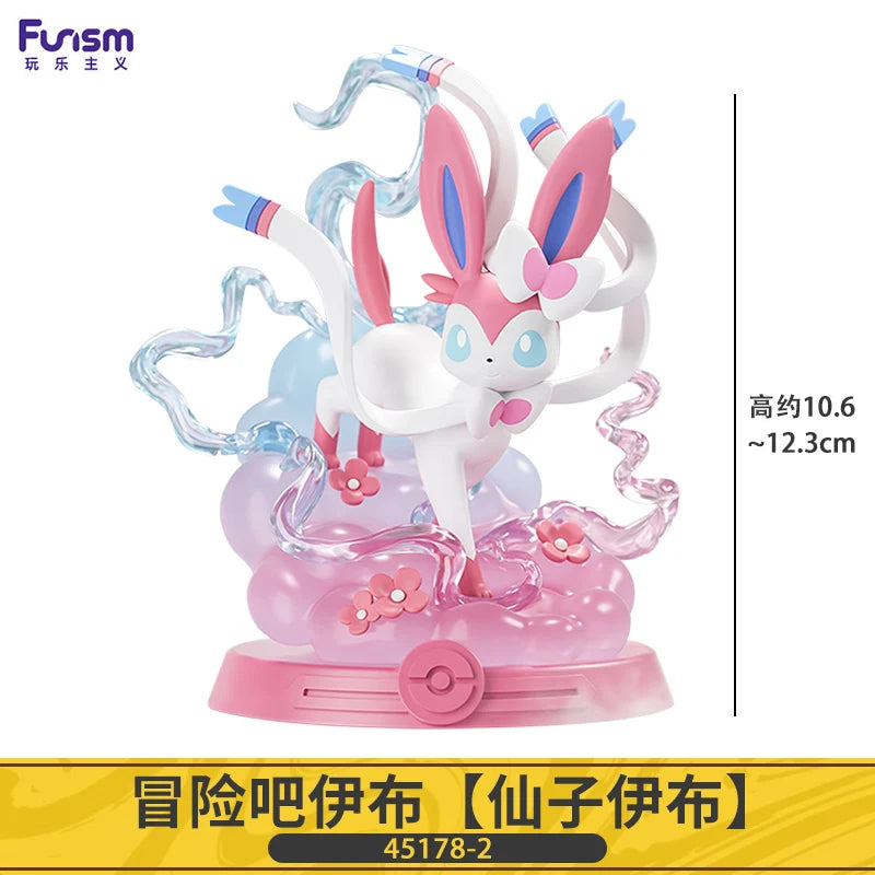 Collectible 9-Piece Eeveelution Pokémon Figure Set - Espeon, Sylveon, Glaceon, Leafeon, Vaporeon, Umbreon, Flareon Pocket Monster Toys!