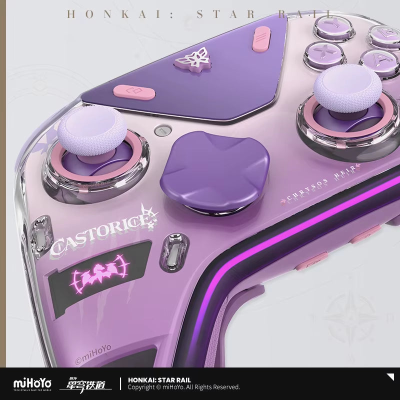 Original Mihoyo Honkai Star Rail Castorice APEX5 Wireless Bluetooth Gamepads Force Feedback Elite Gaming Controllers Custom
