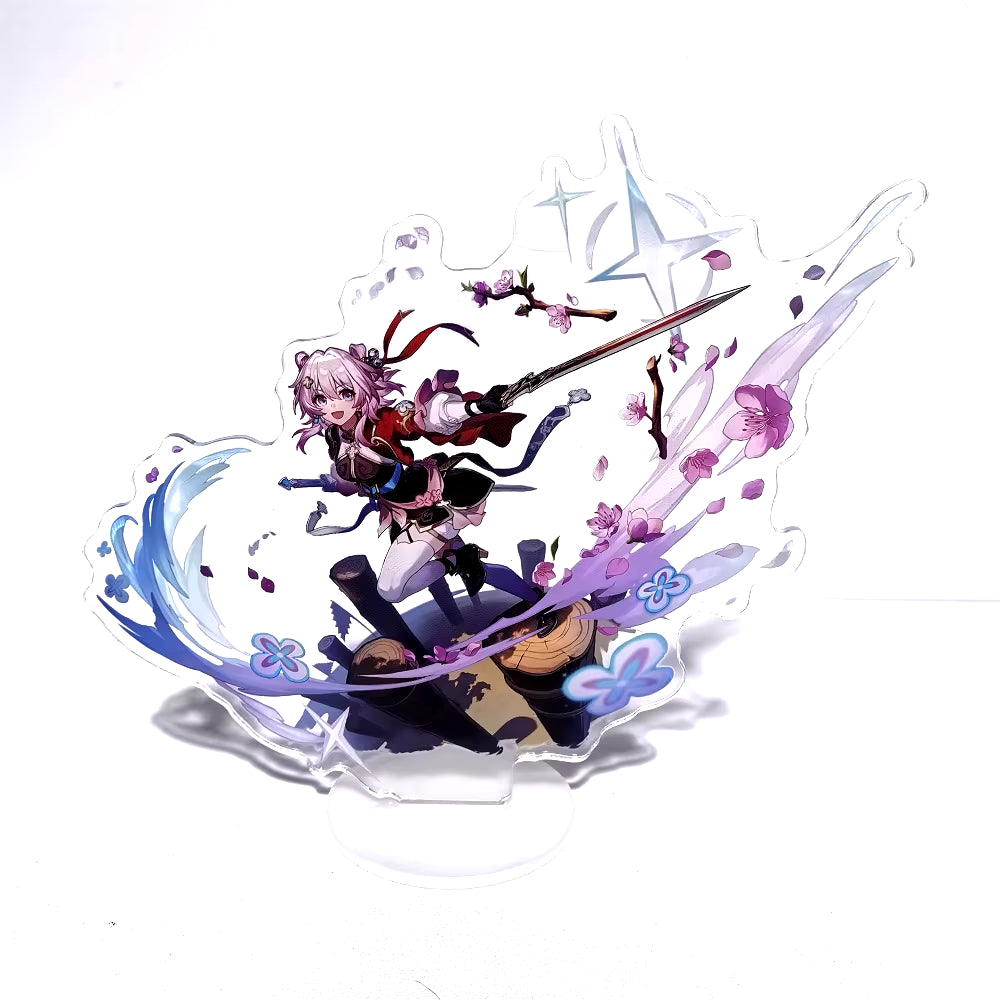 New Game Honkai: Star Rail Figure March 7Th Acrylic Stand Model Plate Cosplay Fans Gifts Anime Keychain