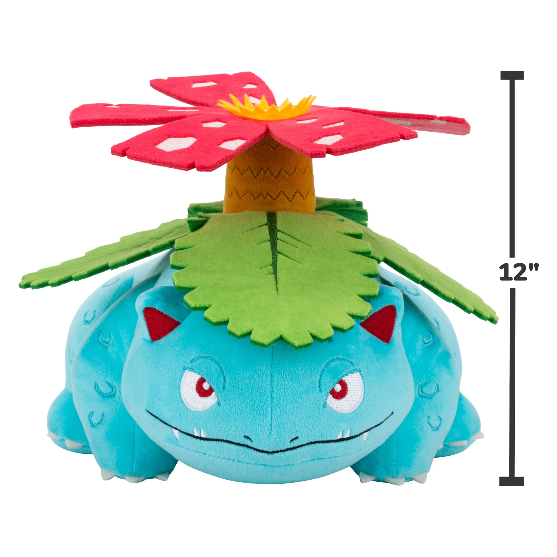 Venusaur Plush - 12-Inch Soft Plush with Authentic Details