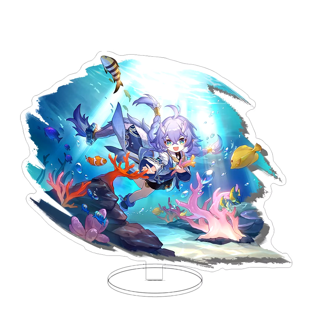 New Game Honkai: Star Rail Figure March 7Th Acrylic Stand Model Plate Cosplay Fans Gifts Anime Keychain