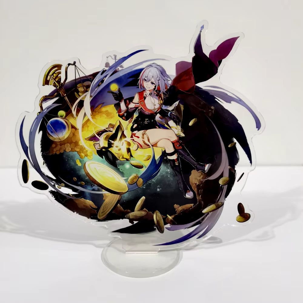 New Game Honkai: Star Rail Figure March 7Th Acrylic Stand Model Plate Cosplay Fans Gifts Anime Keychain