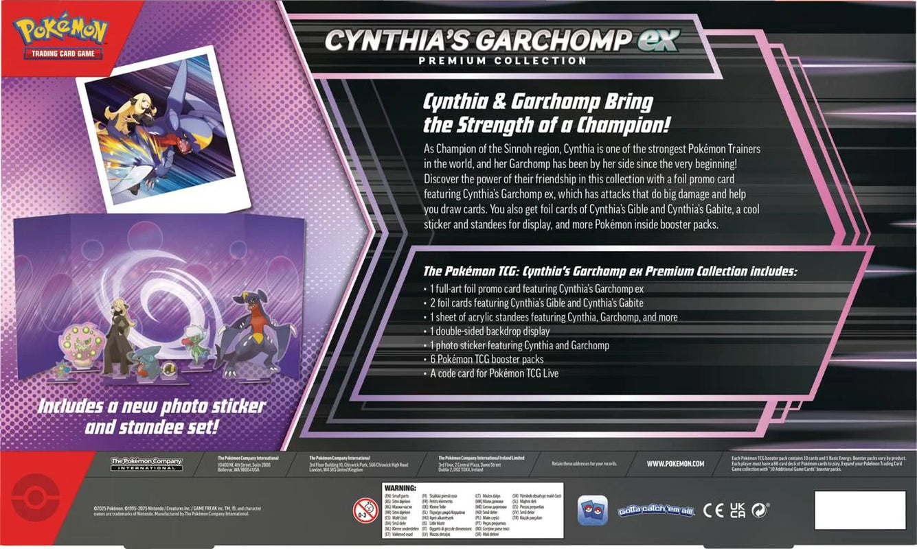 CYNTHIAS GARCHOMP EX PREMIUM COLLECTION
