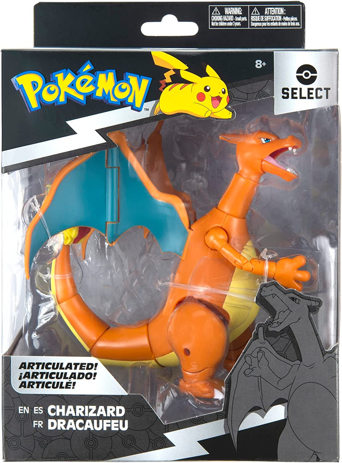 Super-Articulated 6-Inch Pokemon Charizard Figure - Perfect for Collectors and Kids!