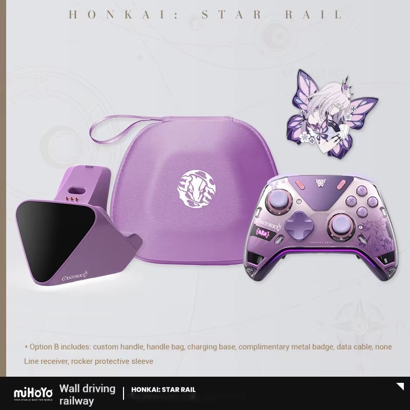Original Mihoyo Honkai Star Rail Castorice APEX5 Wireless Bluetooth Gamepads Force Feedback Elite Gaming Controllers Custom