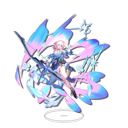 New Game Honkai: Star Rail Figure March 7Th Acrylic Stand Model Plate Cosplay Fans Gifts Anime Keychain