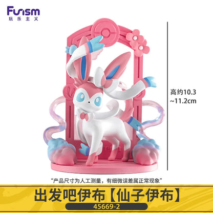 Collectible 9-Piece Eeveelution Pokémon Figure Set - Espeon, Sylveon, Glaceon, Leafeon, Vaporeon, Umbreon, Flareon Pocket Monster Toys!