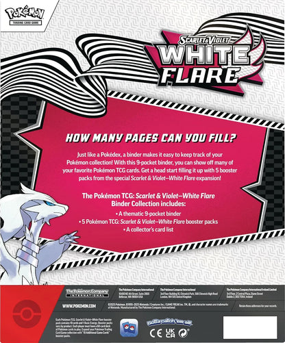 Trading Card Games Scarlet & Violet 10.5 White Flare Binder Collection Box