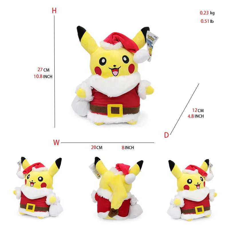 Adorable Eevee & Pikachu Cosplay Plush Toys - Collectible Stuffed Animal Dolls (20-30CM) Perfect Gift!