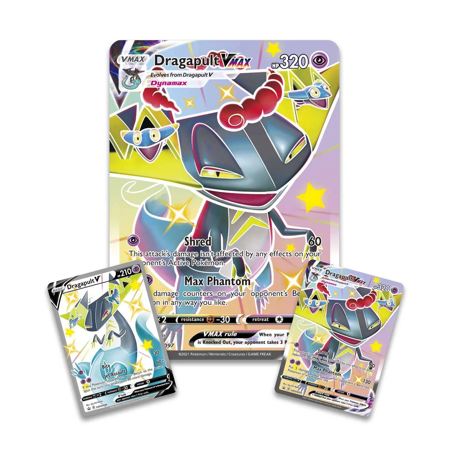 Pokémon Shining Fates Shiny Dragapult VMAX Premium Collection Trading Card Game