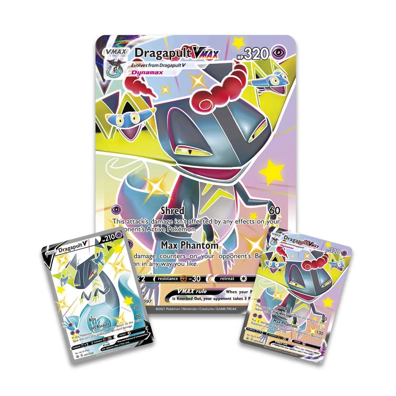 Pokémon Shining Fates Shiny Dragapult VMAX Premium Collection Trading Card Game