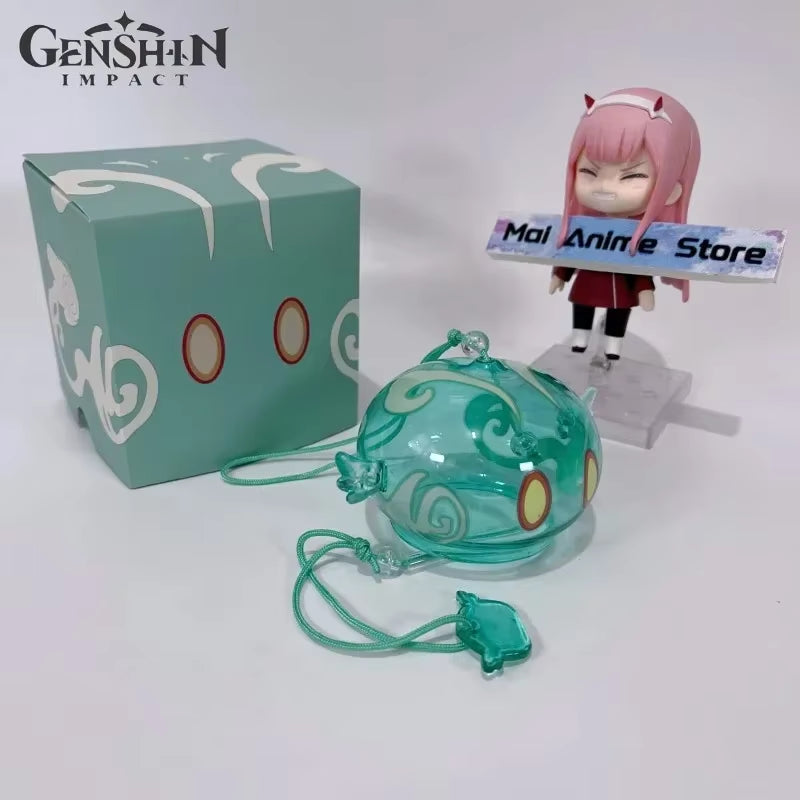 Genshin Slime Wind Chimes Anime Hanging Windy Bells Pendants Genshin Impact Slime Japanese Chimes Glass Cartoon House Decoration