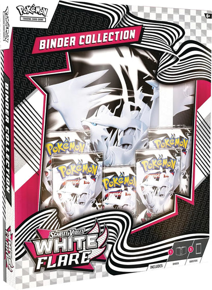 Trading Card Games Scarlet & Violet 10.5 White Flare Binder Collection Box