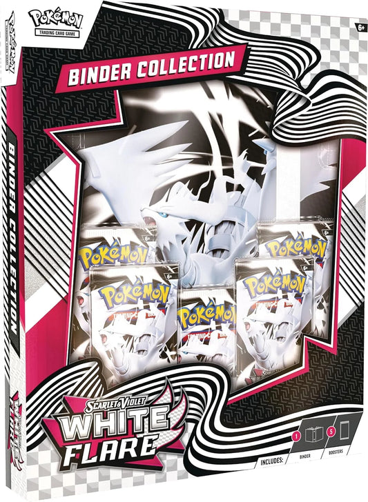 Trading Card Games Scarlet & Violet 10.5 White Flare Binder Collection Box