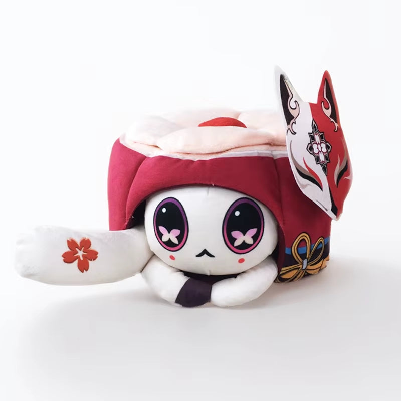 Game Cartoon Honkai: Star Rail Cute Cat Cake Glutinous Rice Ball Cosplay Danheng Kafka Blade Cotton Doll Plush Pillow Can Open